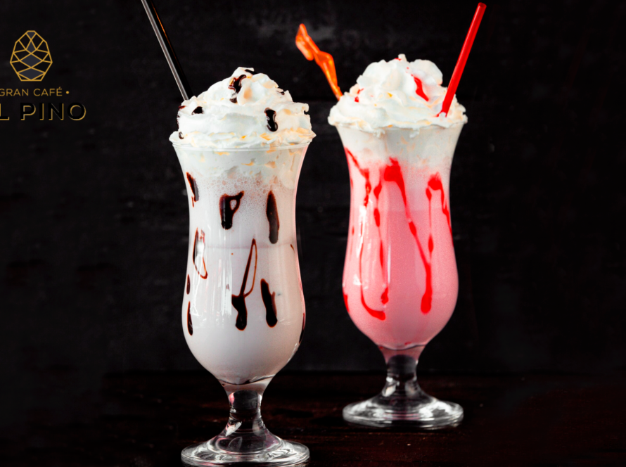 batido de frutas con crema