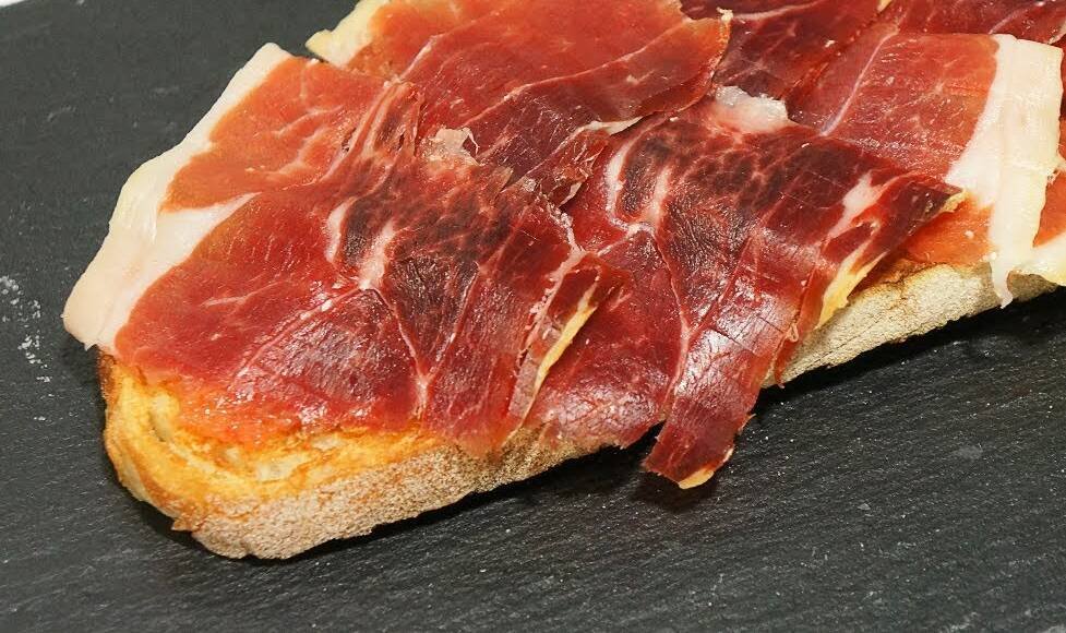 tosta de jamon iberico